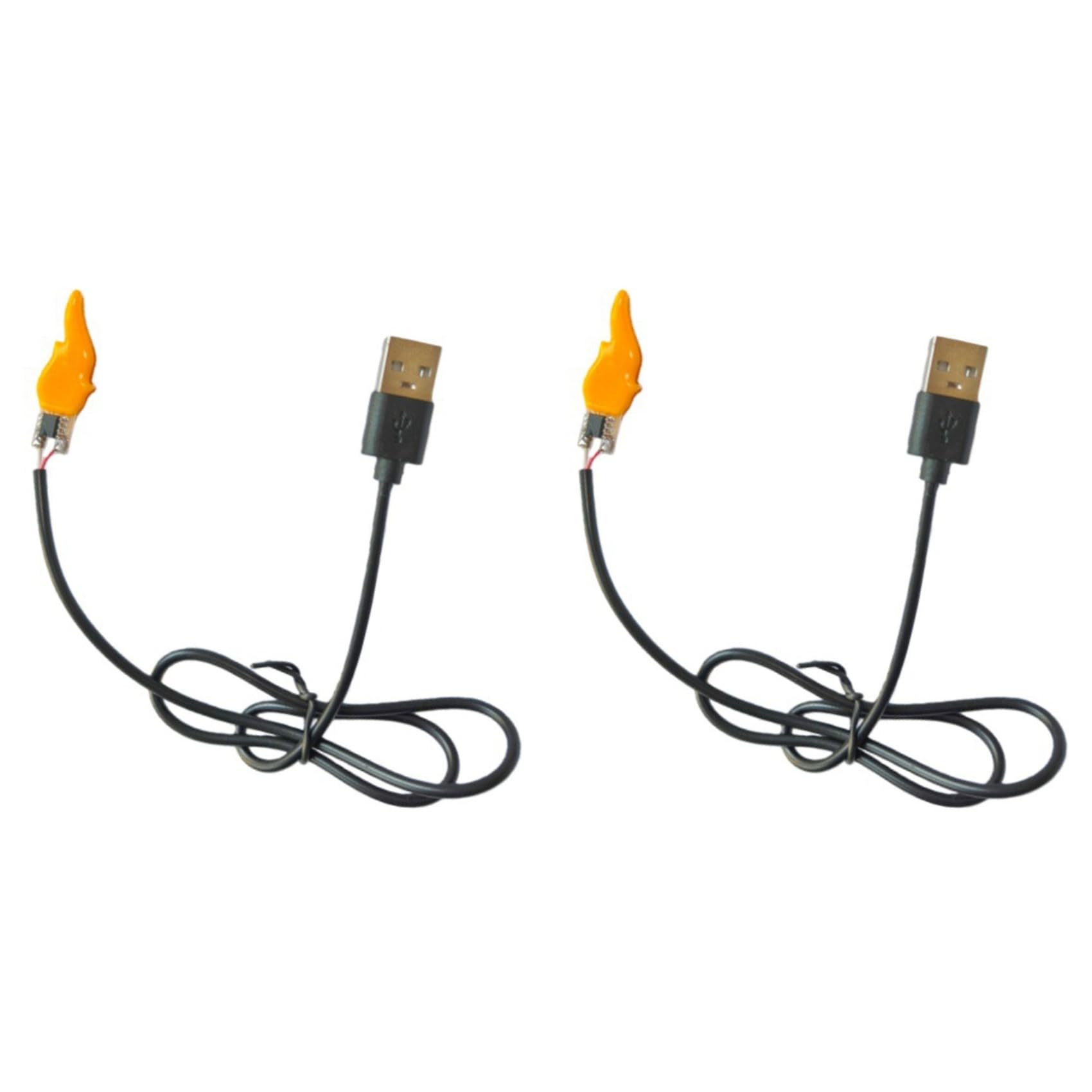 Kueohse 5V Flame Lamp Wick Simulation Candle Lamp Circuit Board, Solar Lamp Circuit Board Wick Pcba, For Diy Candle Lights 20Pcs