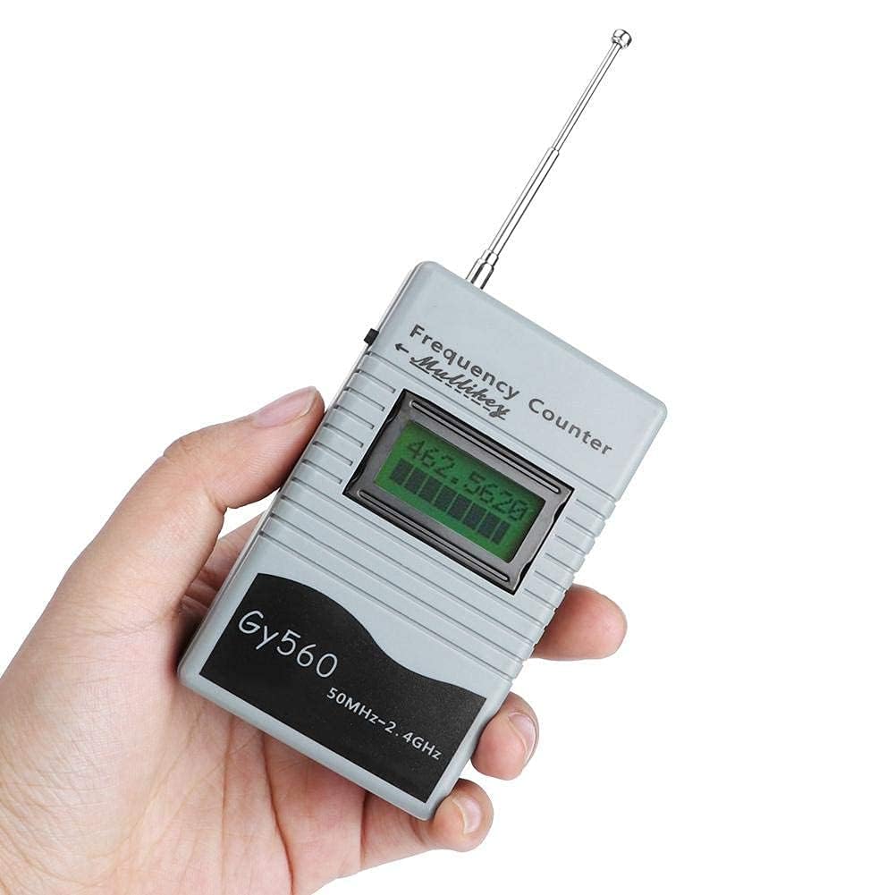 GY560 50Mhz a 2.4Ghz frequenzimetro portatile analizzatore di frequenza del segnale veicolo strumento di misura RF bidirezionale per auto barca