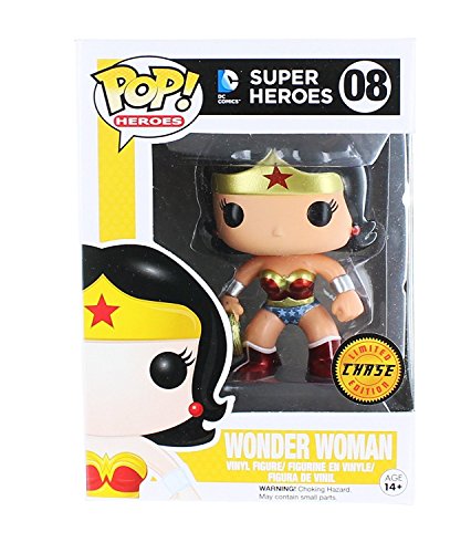 One-Day Sale: Up to 50% Off Funko POP! Heroes DC Universe Metallic Wonder Woman Chase Vinyl Figure