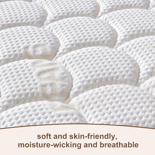 Image of Premium Crib & Toddler Mattress-52 inchx27.6 inchx5 inch, 100% Knitted Fabric, Soft Moisture Absorbent & Breathable Crib Mattress, Fits Standard Cribs & Toddler Beds