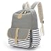 Upgraded Canvas School Backpack Casual Laptop Bag Lightweight Travel Backpack for girls