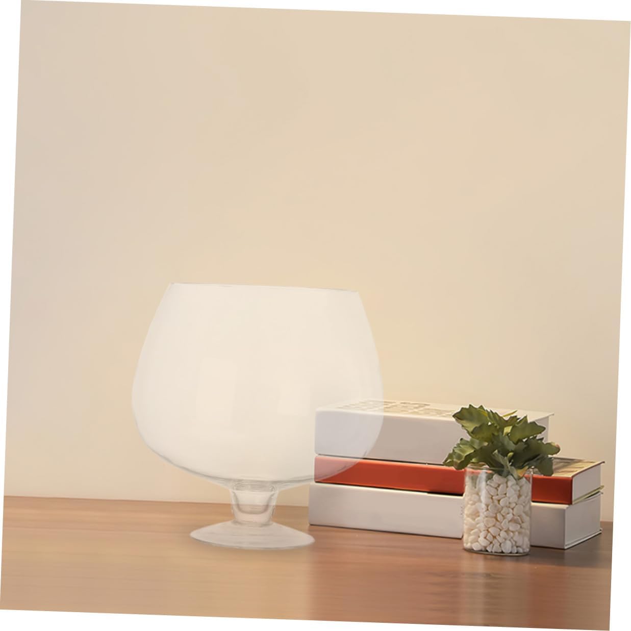 Glass Fish Bowl Aquarium Tank 7000ml Glass Fish Tank Hydroponic Plant Holder Office Decoration