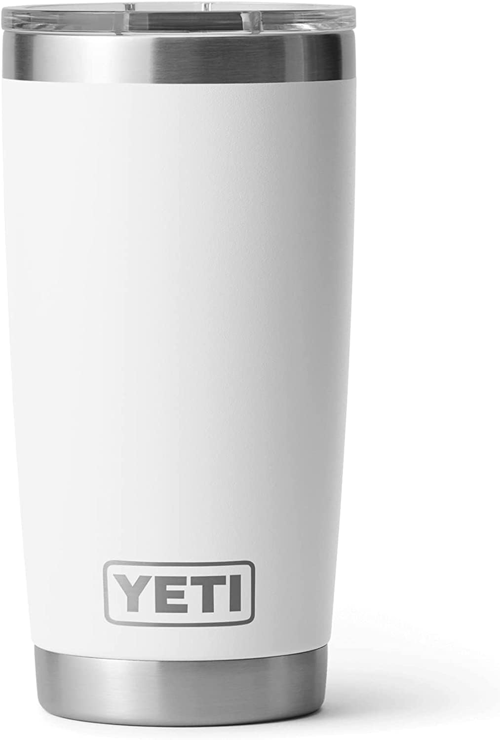YETI Rambler - Vaso con tapa MagSlider, color blanco, 20 oz (591 ml)