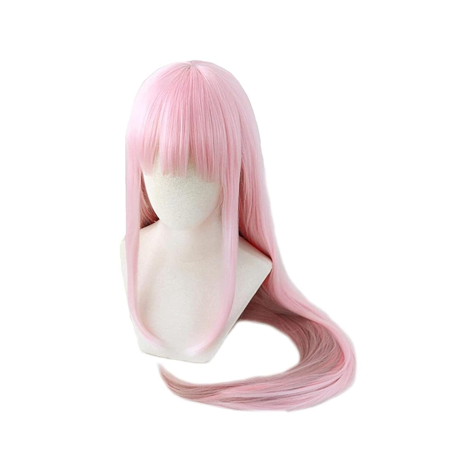 Hoive Vtuber Mori Calliope Youtuber Cosplay Wig Heat Resistant Synthetic Wigs for Halloween Costume Party Role Play+Wig Cap
