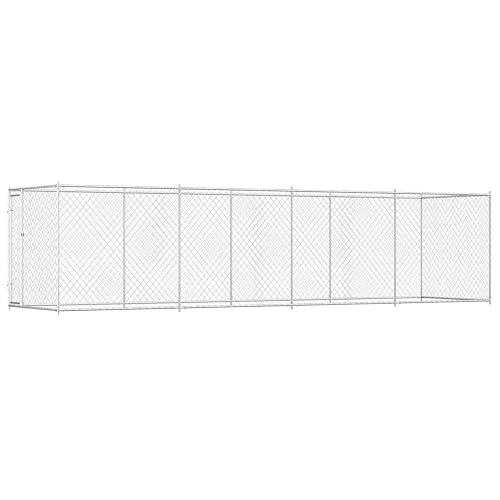 vidaXL Perrera de Exterior 760x192x185 cm