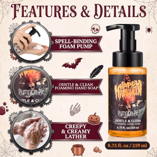 Image of Spooky Halloween Foaming Hand Soap with Pump, 8.75 Fl oz