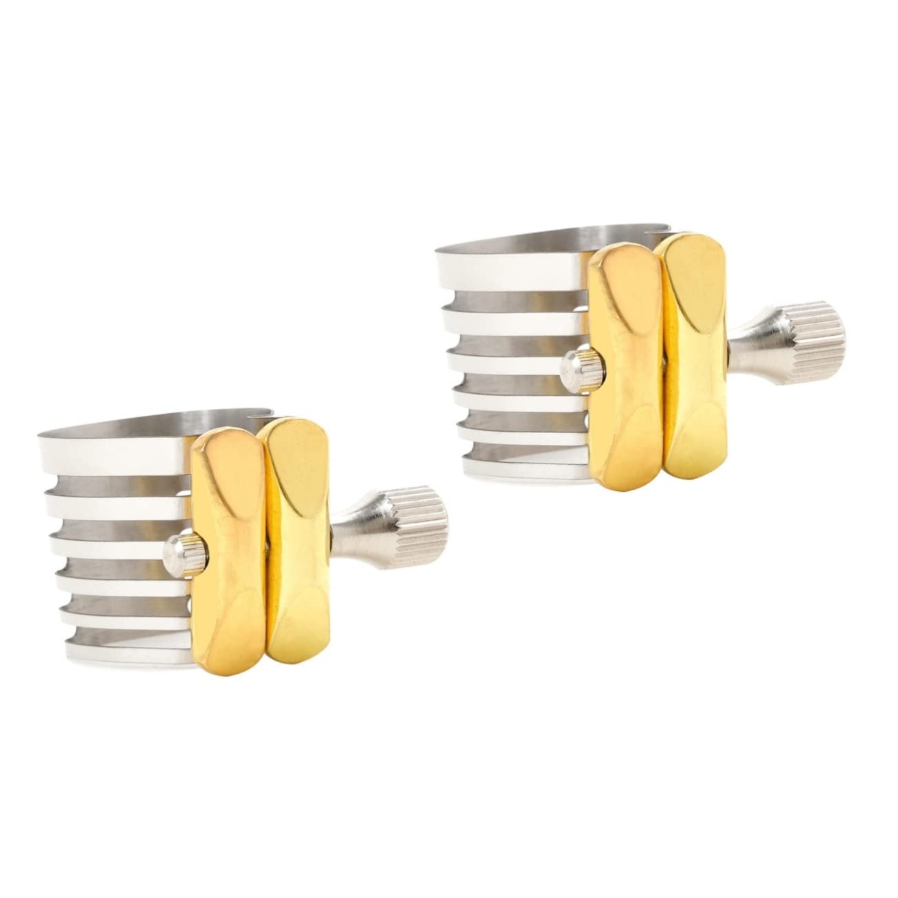 Totority 2pcs Replacement Part for Saxophone Metal Saxophone Clamp Wind Instrument Accessory