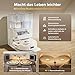 roborock Qrevo S Pro Set Saugroboter mit Wischfunktion, verbessert von QV 35A, 18.500 Pa Saugkraft, 75 °C Heißwasser-Moppreinigung, Anti-Tangle System, Hindernisvermeidung, All-in-One Dock (Weiß)