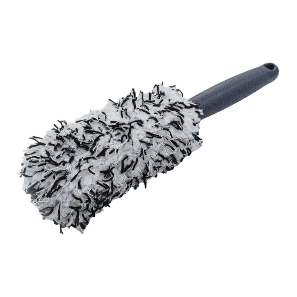 R6FA Ergonomic Rims Cleaner Brush Compatible With Automotive Exhaust Systems And Vents(Black)