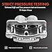 A-Premium Disc Brake Caliper Assembly with Bracket Compatible with Select Ford Models - For F-250 Super Duty 2013-2022, F-350 Super Duty 2013-2022, F-450 Super Duty 2013-2015 - Front Left Driver Side