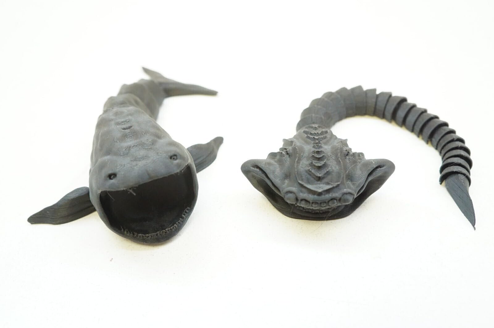 3DEXL 3D Printed Flexible Fidget Toys for Bloop Vs El Gran Maja Sea Creature - Black