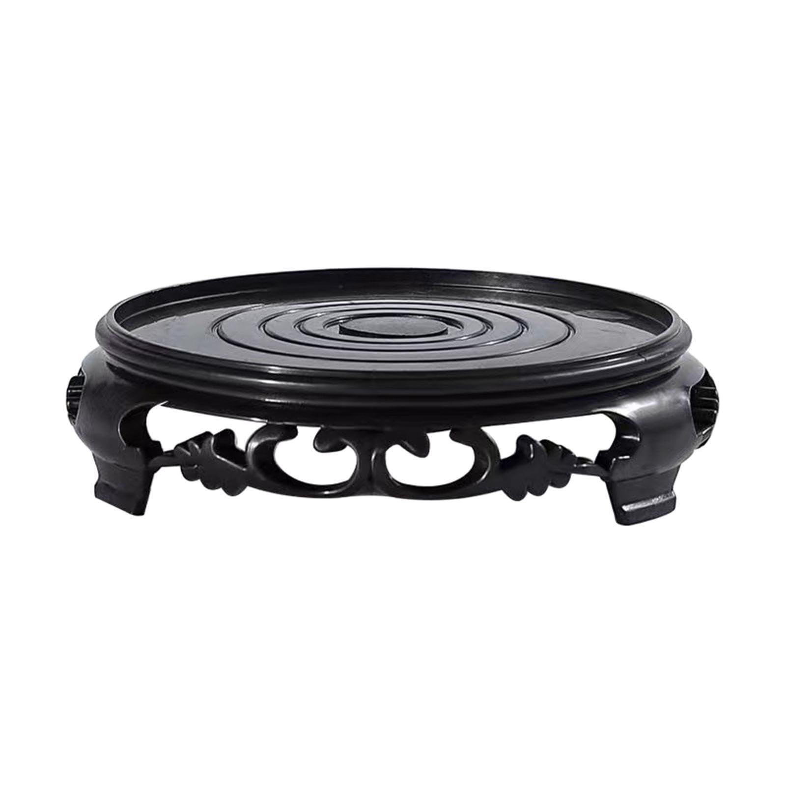 Zambuph Lightweight Round Flowerpot Stand Suited for Displaying Favorite Fishbowl Vase Or Planters for Creative Gift Idea Flowerpot Stand Bracket Vase Base, 12.3cm