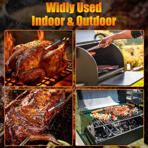 3T6B Kabelloses Smart Fleischthermometer, 150M Drahtlos, Bluetooth Grillthermometer, IPX7, Digital Meat Thermometer für Ofen Grill Küche BBQ Backofen Rotisserie, Perfekter... – Bild 6