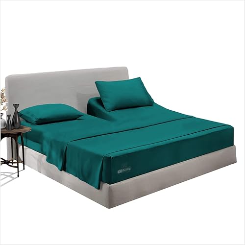 Miniatura 1 de SGI - Juego de sábanas flexibles divididas superiores para cama ajustable de 39 pies con cabeza dividida, tamaño King, microfibra suave y lisa,