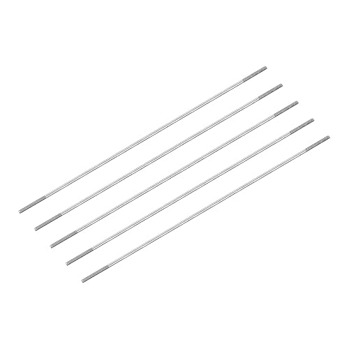 Tornillos de doble extremo (rosca M4 de 6.299 in de longitud), 5 piezas, pernos de varilla de doble rosca de acero inoxidable 304, para