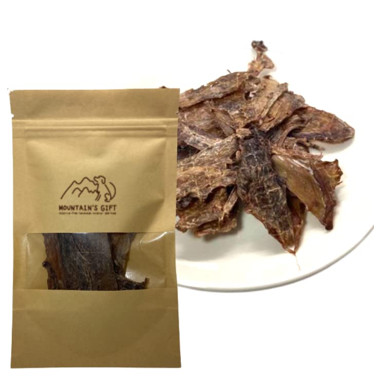 Amazon | マウンテンズギフト ジビエ 鹿肉ジャーキー 鹿すじ 30g