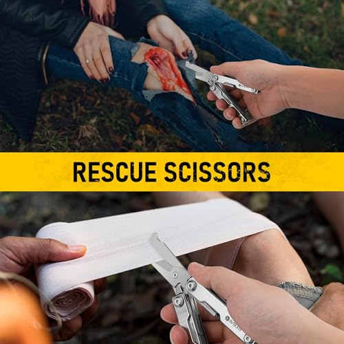 Image of BIBURY Mini Multitool BI2052A, 8 in 1 Keychain EDC Scissors w /Window Breaker, Seat Belt Cutter, Bottle Opener for Outdoor Survival, Multi Tool Cool Gadget TSA Approved, Gift for Men Women
