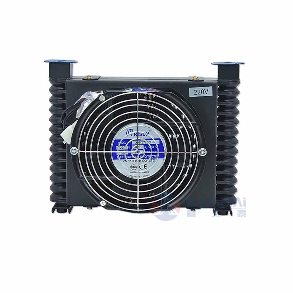 Système de Radiateur Hydraulique de Refroidisseur D'air, Ventilateur D'huile de Machine Cnc, Refroidisseur D'air Hydraulique, Radiateur D'huile Refroidi Par Air 10L/MIN 0.8KW AL608T-CA(AC 220V)