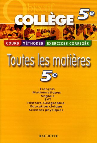Toutes les matières 5ème