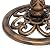 Alpine Corporation TEC106-BZ Outdoor Floor 3-Tiered Pedestal Water Fountain with Birdbath, Vintage Waterfall, 35", Bronze