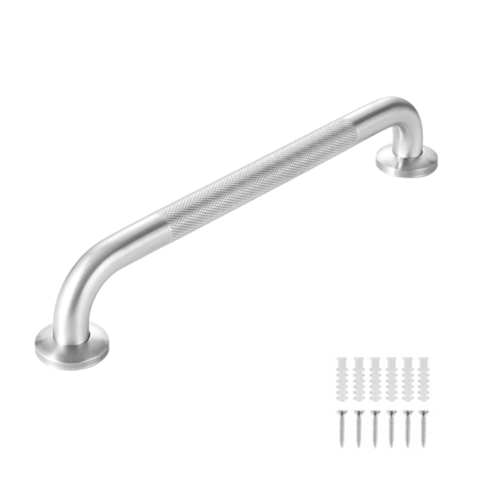 Msioytog Girls 30Cm 304 Stainless Steel Knurled Handrail Kitchen Toilet Bathroom Elderly Handrail Shower Room Handle Grab Shower Handle
