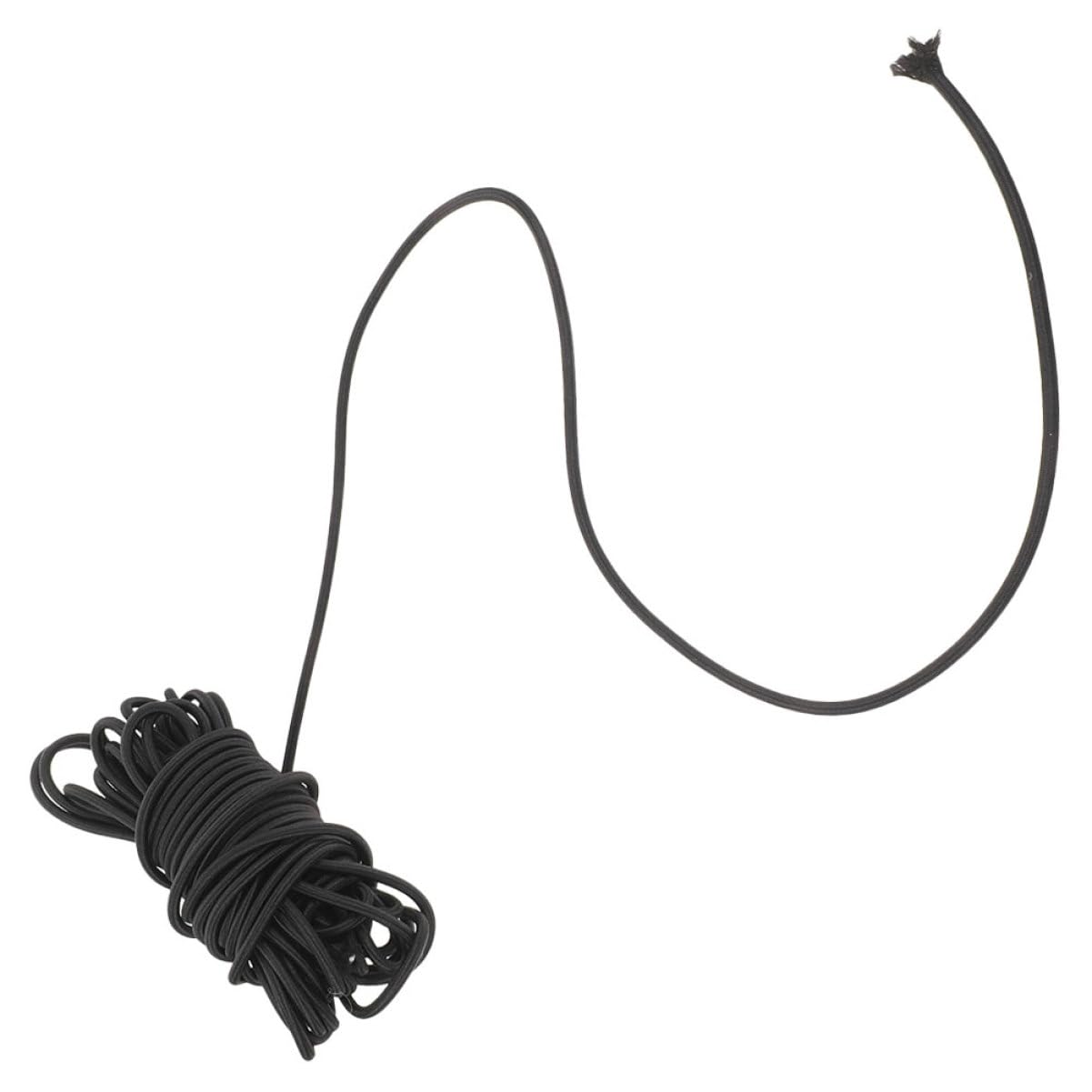 Lacets élastiques ronds noirs confortables de rechange pour sneakers