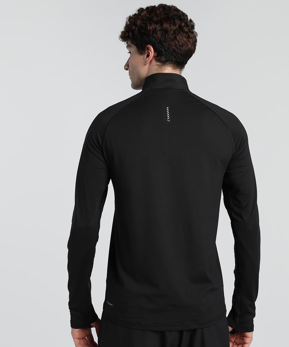PUMA Herren Velocity CLOUDSPUN Laufoberteil mit halbem Reißverschluss