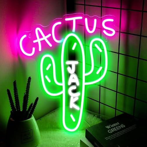 メルカリ市限定Cactus Jack Neon Room Sign Cactus Jack Neon Room Sign - メルカリ