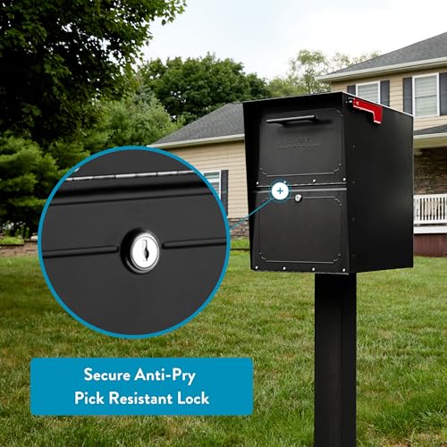 Architectural Mailboxes Oasis Mailbox, Black by ARCHITECTURAL MAILBOXES - Image 2