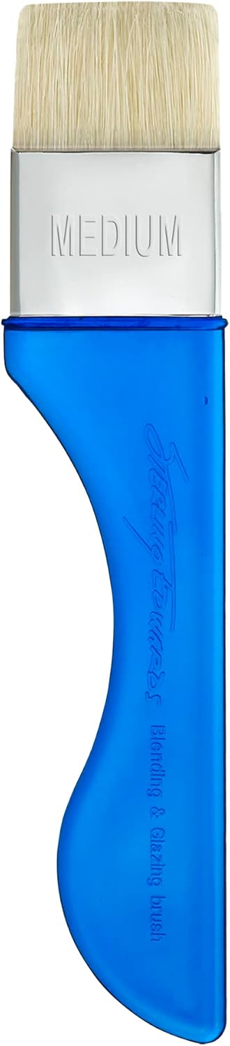 Sterling Edwards Signature Series Watercolor Artist Paint Brush - Blender and Glazing Brush - 1.5 inch - Single Paintbrush - 2 Pack,Blending & Glazing Brush Medium 1.5 inch - 2 Pack