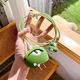 1 conjunto de cabeça grande de dragão relâmpago + corda de enrolamento de 1,4 metros + fecho de zíper de silicone novo carregador adequado para Apple 12 capa protetora de carregamento rápido