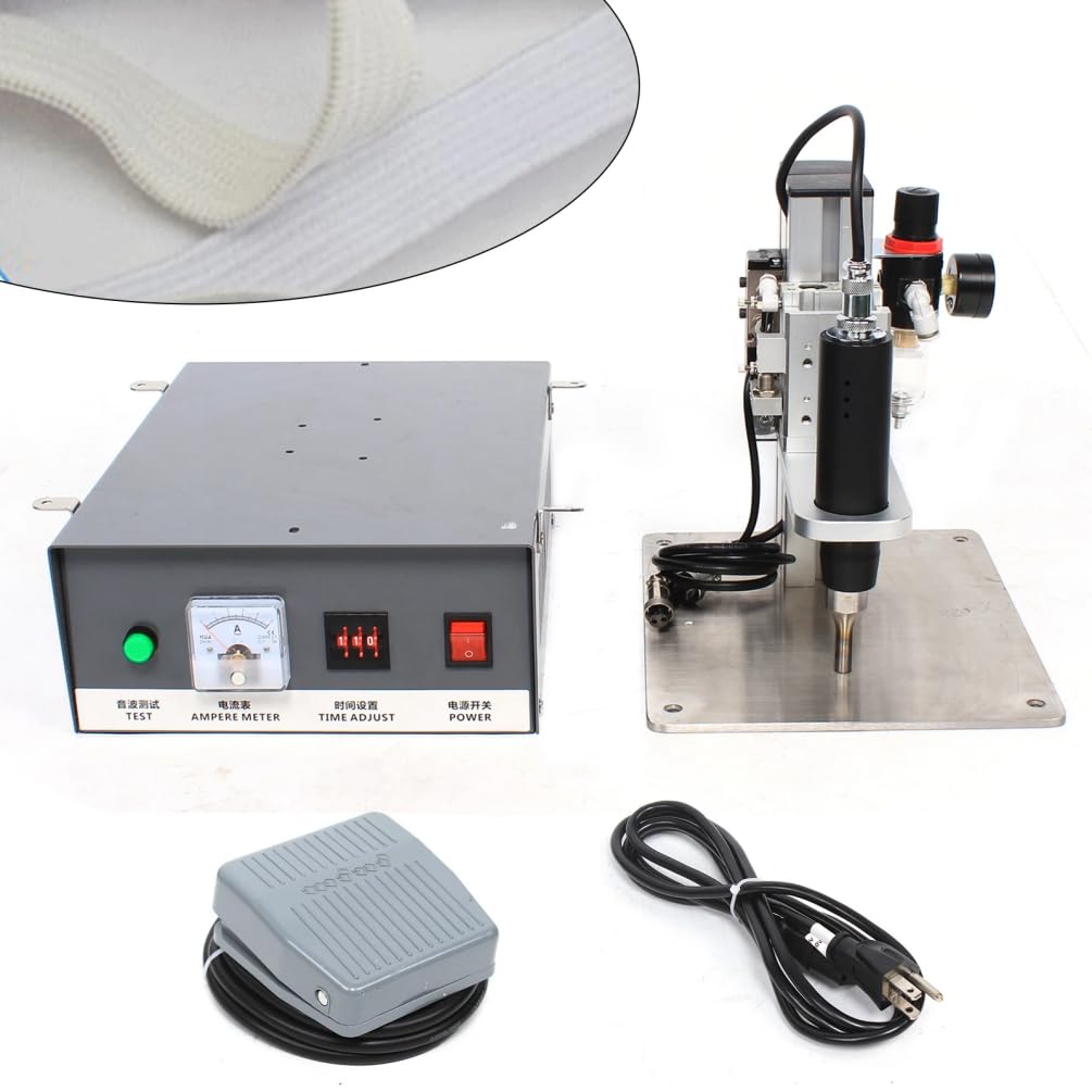 Ultrasonic Pneumatic Clothing Spot Welding Machine Semi-automatic Mask Small Portable Spotting Equipment 110v500W