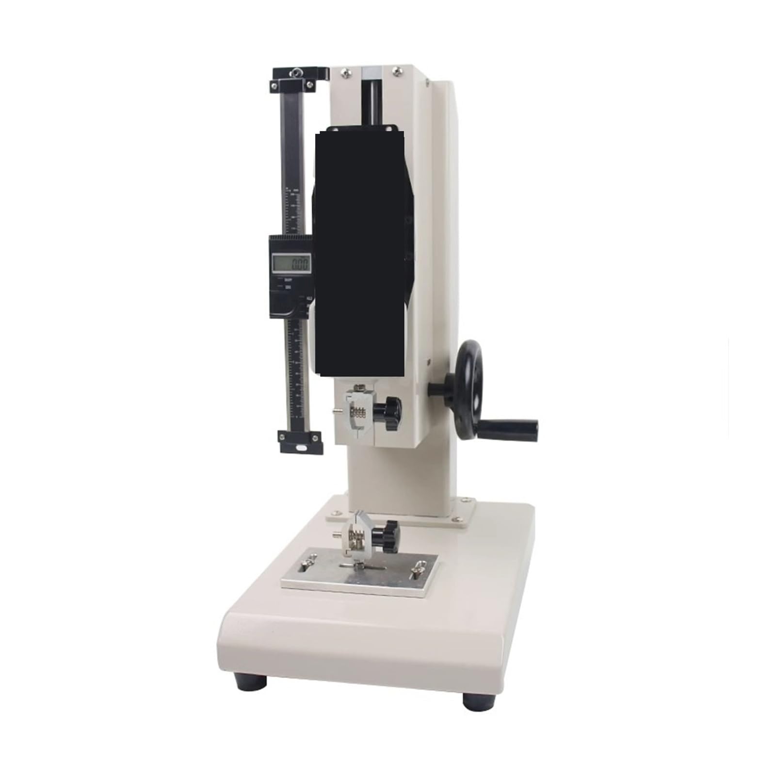Tensile Compression Testing Machine, Digital Display Push-Pull Gauge Bracket, Screw Dynamometer Base Tester Various Test(Without Scale,10N-1KG)