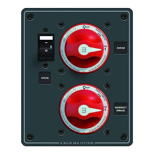 Blue Sea Systems 8080 Dual Battery Bank Management Panel