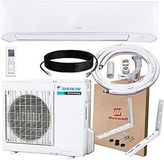DAIKIN 12,000 BTU 17 SEER Wall-Mounted Ductless Mini-Split A/C Heat Pump System Maxwell 15-ft Installation Kit (230V)
