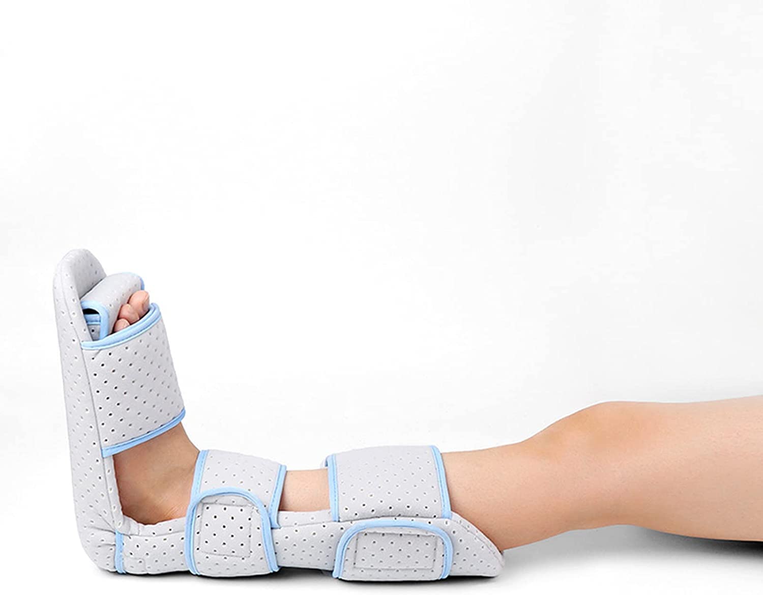 Bota Para Fractura De Tobillo, Fascitis Plantar Férula Nocturna Dolor De Talón Y Pie Para Tratamiento De Fascitis Plantar, Soporte De Pierna Suave, Inmovilizador Ortopédico Para Dormir Bota Elástica.