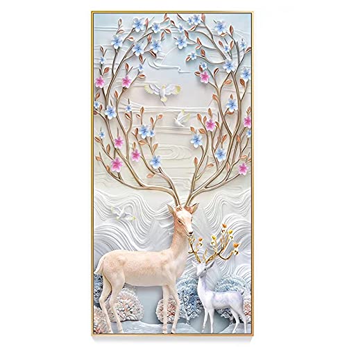 Kits Peinture Diamant 5D Grand Format Broderie Point de Croix Cristal Strass