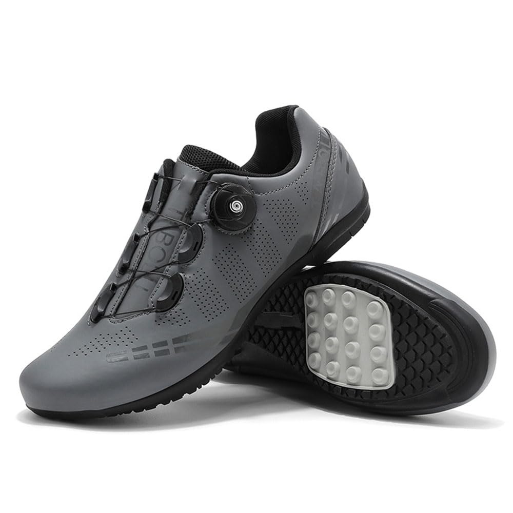 Scarpe Ciclismo Strada Uomo (36 EU-47 EU), Suela de Goma Bici Scarpe MTB Uomo Donna Unisex Equitazione MTB da Ciclismo da Bici Nessun Tacchetto
