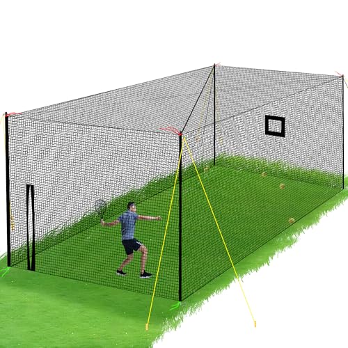 Suninlife Metal Frame Batting Cage 22x12x8FT