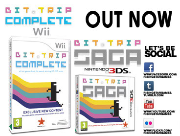 BIT.TRIP SAGA Nintendo 3DS Game - Complete 6 Game Rhythm Adventure Collection