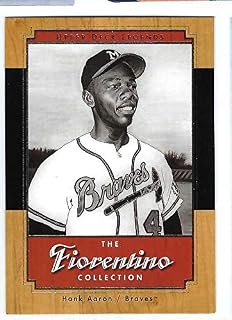 HANK AARON 2001 Upper Deck Legends The Fiorentino Collection #F9 Card Milwaukee Braves Baseball