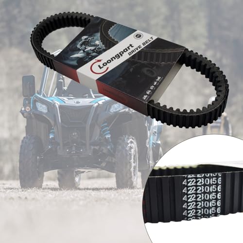 Image of LOONGPART High-Performance Drive Belt Compatible with Can-Am Defender HD8 HD9 HD10 Maverick Sport Trail 1000 1000R 800 800R 422280656