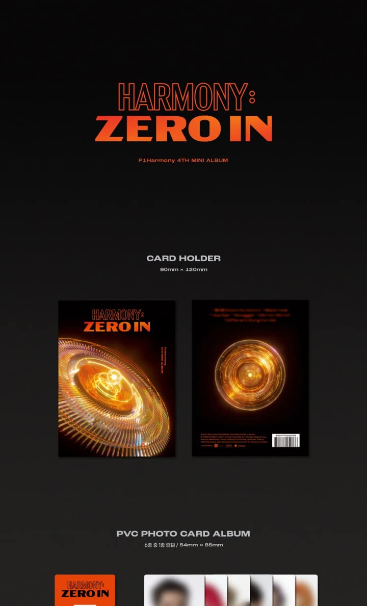 P1Harmony - HARMONY: ZERO IN Platform Ver. (4° Mini Album) - K-Pop Album Originale Con Photocard E Postcard, Conta Hanteo - 6