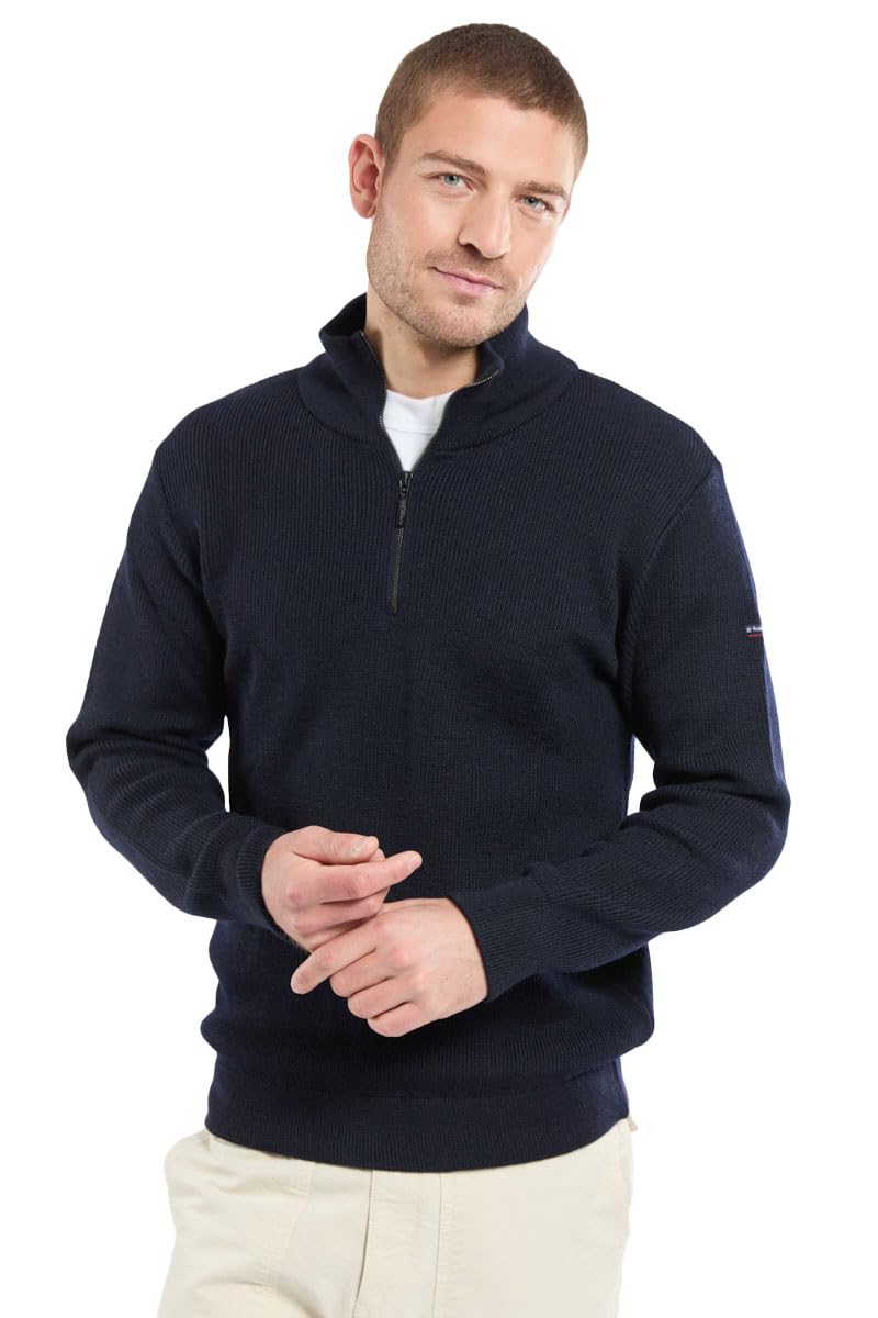 Armor Lux Homme Châteaulin Sweater, Bleu (D85 Rich Navy), XXL EU