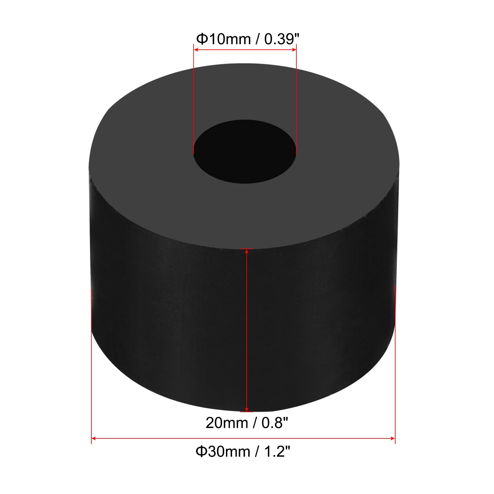 PATIKIL Multi Purpose Rubber Spacer - Image 2