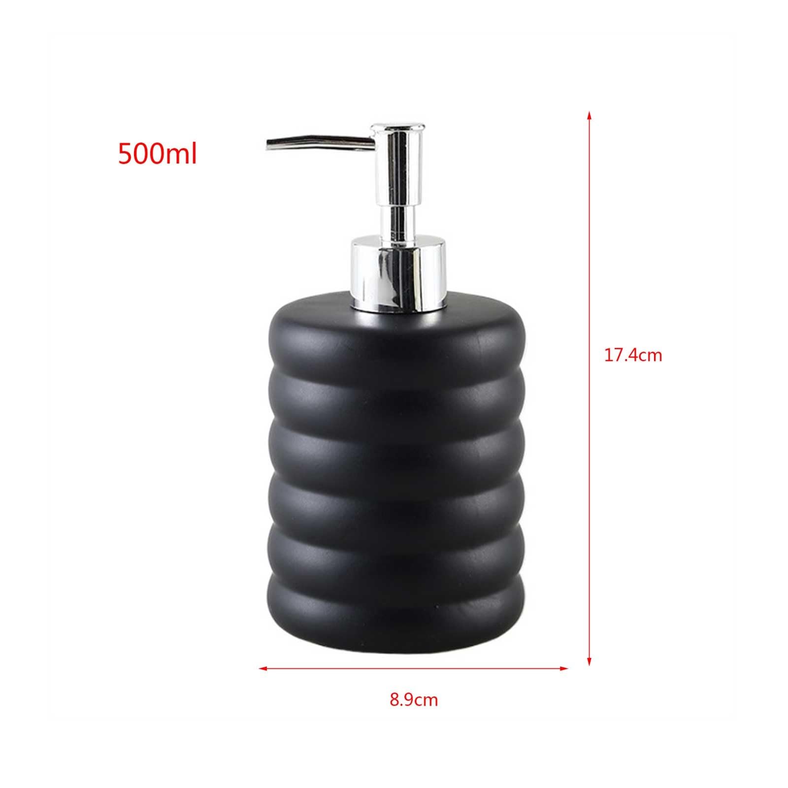 Distributore di sapone, distributore da cucina(Black)