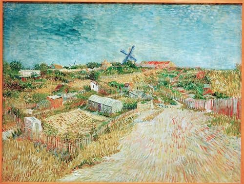 Affiches et impressions Les potagers de la Butte Montmartre Vincent Van Gogh 60x90