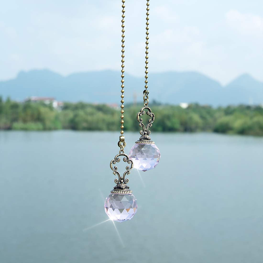 Lot De 3 Chaînes De Traction Pour Ventilateur De Plafond Style Rétro