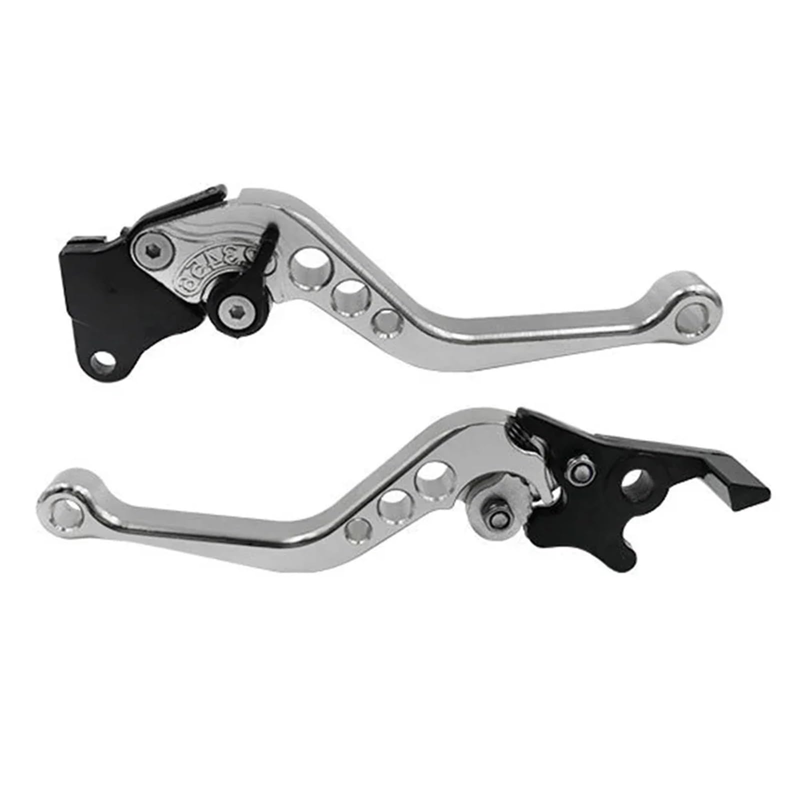 Hsyduhae C Motorbike Brake Levers 2Pcs Universal Aluminum Alloy Motorcycle Brake Handle Motorbike Modification Motor Lutch Drum Lever(C)