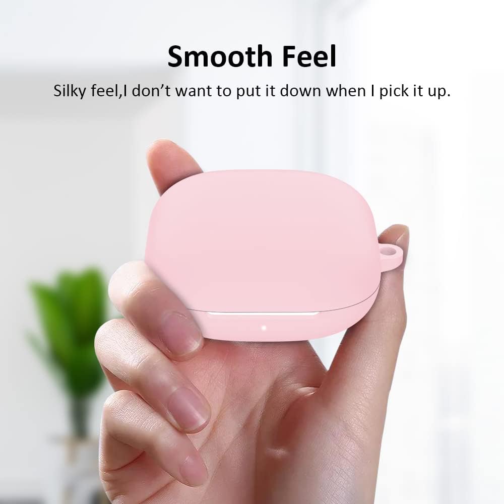 Compatible with Beats Fit Pro Protector Case Cover 2021 Soft Pink Silicone Protective Skin - LEFXMOPHY